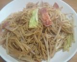カレー風味焼きそば作り方6写真