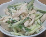 鶏ささみときゅうりのわさびマヨサラダ作り方6写真