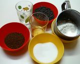 甘さ控え目☆コーヒーチョコチップシフォン作り方1写真