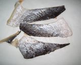 ::: 鮭の皮のゴマ焼き :::作り方1写真