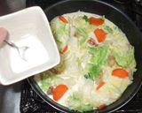 白菜豆乳シチュー♪簡単レシピ作り方9写真