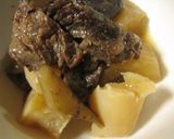 圧力鍋で牛スジ煮込み[しょう油編]作り方6写真