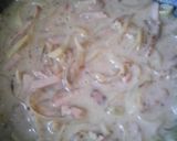 フライパンでブロッコリーのクリームパスタ作り方5写真