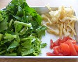ほうれん草トマト油揚げ 簡単☆グラタン作り方1写真