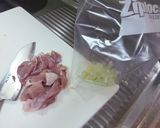 子供に酒肴に「鶏モモからしマヨネーズ」作り方1写真