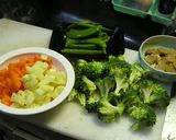 温野菜のスープ煮作り方1写真