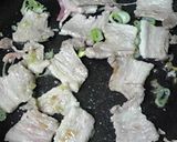 簡単☆豚バラ肉ともやしの甘だれサラダ丼♪作り方4写真