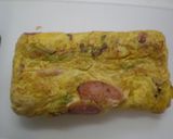 魚ソーセージとキャベツの玉子焼き作り方12写真