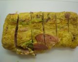 魚ソーセージとキャベツの玉子焼き作り方13写真