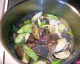 鉄分ビタミン補給！香り野菜の鶏肝煮作り方4写真