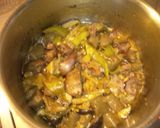 鉄分ビタミン補給！香り野菜の鶏肝煮作り方5写真