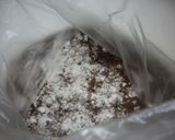 パウンドケーキ１８㎝（ココア&オレンジ）作り方2写真