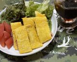朝食のハム入りオムレツ（プチ減塩）作り方5写真