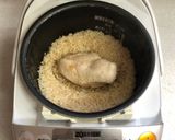 和風カオマンガイ　鶏飯丼　炊き込みご飯作り方5写真
