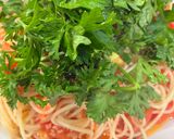 イタリアンパセリとトマトのパスタ作り方12写真