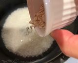 麦入り！カボチャの炊き込みご飯♪作り方1写真