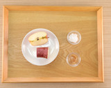 介護食　さつまいもとりんごのシナモン煮作り方1写真