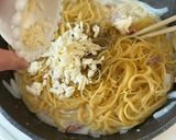 ランチ♪ワンパン♪簡単カルボナーラ作り方5写真