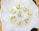薔薇蒸し餃子　野菜添え作り方7写真