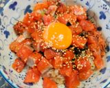 5分で簡単⭐️美味しいサーモン丼作り方5写真