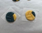 バレーボール型クッキー作り方18写真