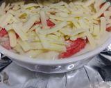 子ども喜ぶ中華だし味♪煮コニコ☺️カニカマグラタン作り方7写真