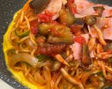 冷やし麺のお供　茄子きざみにんにく桃屋作り方8写真