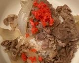 つくだく牛丼作り方3写真