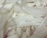 大根と貝柱の和え物作り方1写真