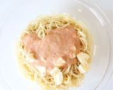 レンジで【Bistro明太クリームパスタ作り方5写真