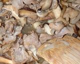 激安 豚こま肉と茸のホワイトストロガノフ作り方8写真
