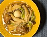 栄養たっぷり！肉団子ときのこのスープ作り方11写真