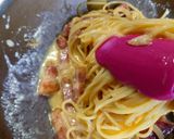 生クリーム無しの💫濃厚カルボナーラ作り方7写真