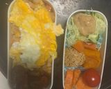 全てレンジキムチごまドレ味オムライス弁当作り方17写真