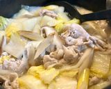 15分で♪冬野菜と豚肉の温か生姜スープ作り方5写真