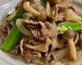 牛肉とこんにゃくとしめじの炒め煮♪作り方5写真