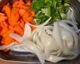 鶏せせり肉で作る肉野菜炒め作り方1写真
