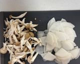 地味うま♡大根ときのこの海苔バター炒め作り方1写真