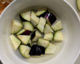 洋風シーフードおこわ味根菜茄子甘酢酢豚作り方7写真