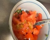 簡単ブルスケッタ🥖🍅🌿作り方3写真