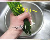 減塩美味しく和えましょ【菜の花芥子和え】作り方8写真