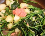**ほうれん草★じゃがいもタラコ炒め**作り方6写真