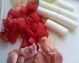 絶品☆チキンと長ネギのトマトグラタン作り方1写真