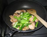 鶏ささ身とアスパラの炒め物作り方5写真