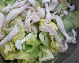春キャベツと菜花のクリーム煮作り方2写真