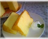 ふわふわのシフォンケーキ　プレーン作り方14写真