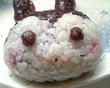 おはぎDEうさるさん。作り方6写真