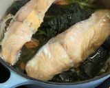 ルクルーゼで鮭と野菜の蒸し焼き作り方3写真