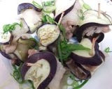☆簡単！なすと豚肉のくるくるレンジ蒸し☆作り方4写真