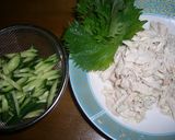 ささみの梅肉和え作り方1写真